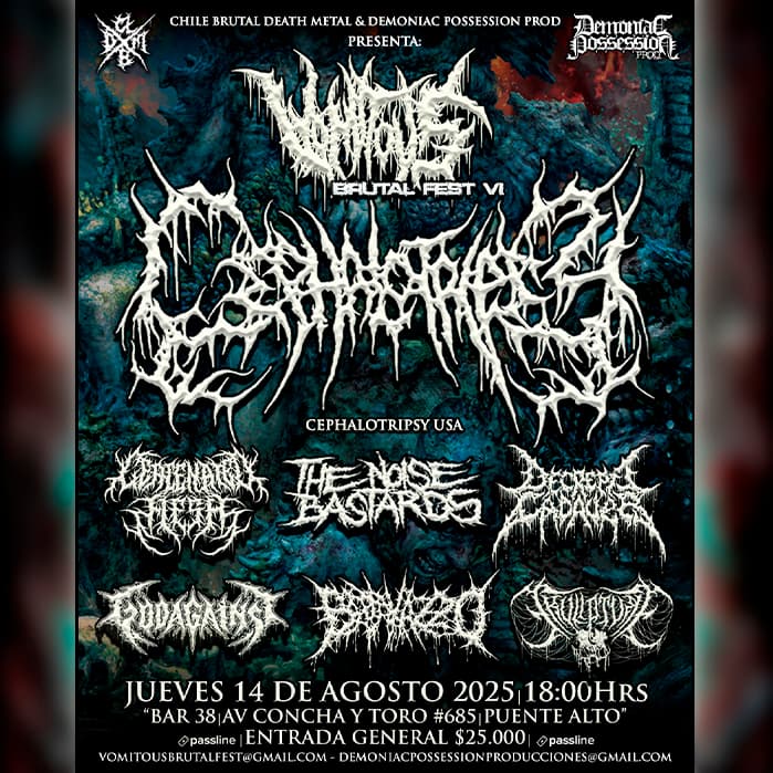 VOMITOUS BRUTAL FEST VI image}